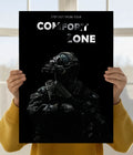 Step Out From Your Comfort Zone Motivational Poster