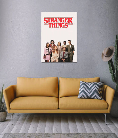 Stranger Things Cast Aesthetic Wall Poster on Wall - Everanta