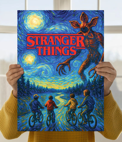 Stranger Things Starry Night Escape Poster Main Image - Everanta
