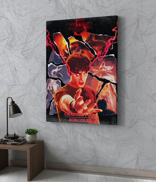 Stranger Things – The Sorcerer Canvas Print on Wall - Everanta