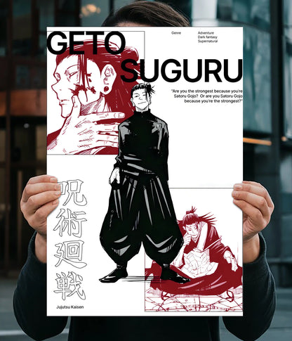 Suguru Geto Aura Poster – Jujutsu Kaisen Anime Main Image - Everanta