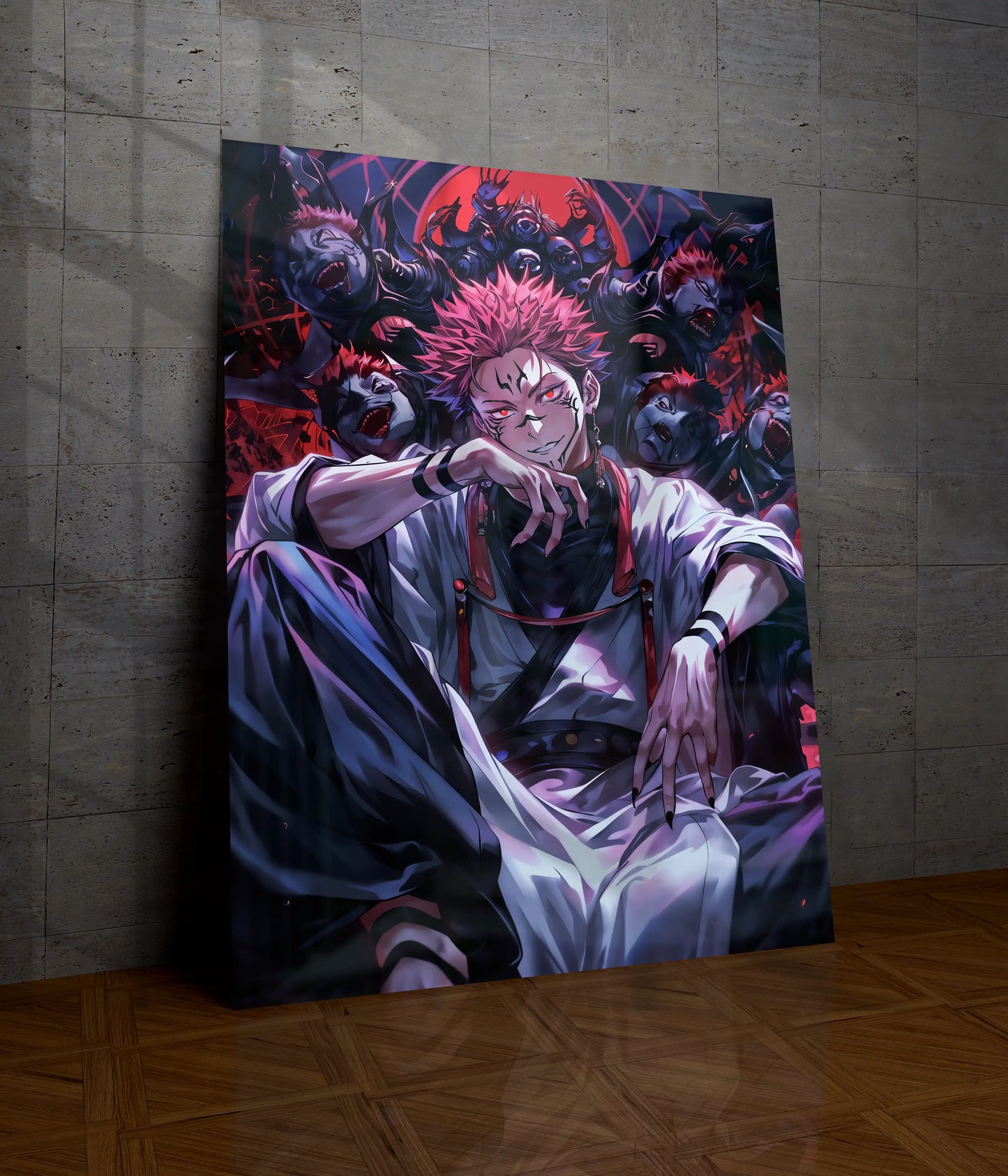 Sukuna – King of Curses Anime Metal Poster Main Image - Everanta