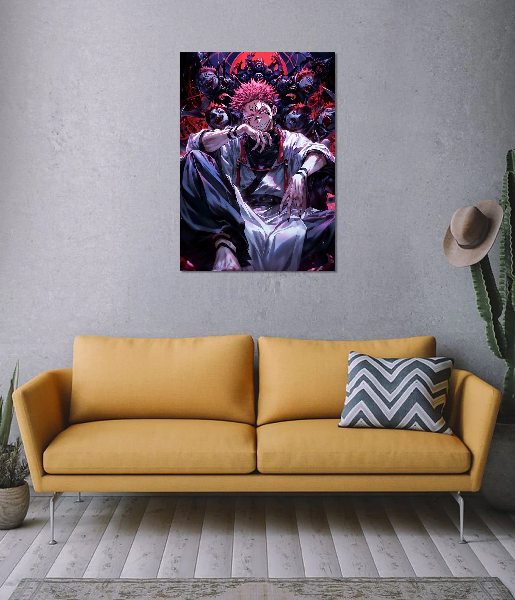 Sukuna – King of Curses Jujutsu Kaisen Poster on Wall - Everanta