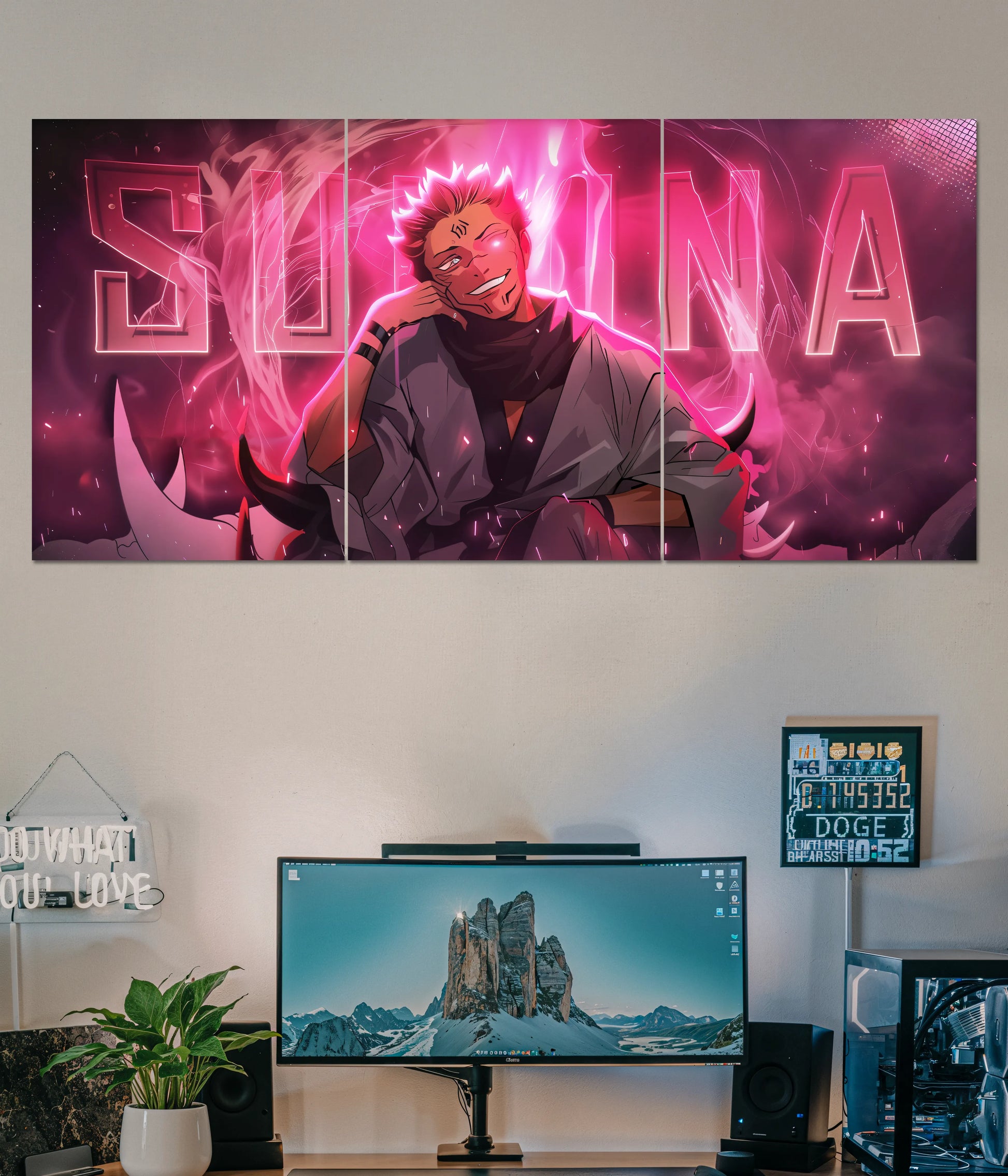 Sukuna Split Poster – The King of Curses Main Image - Everanta