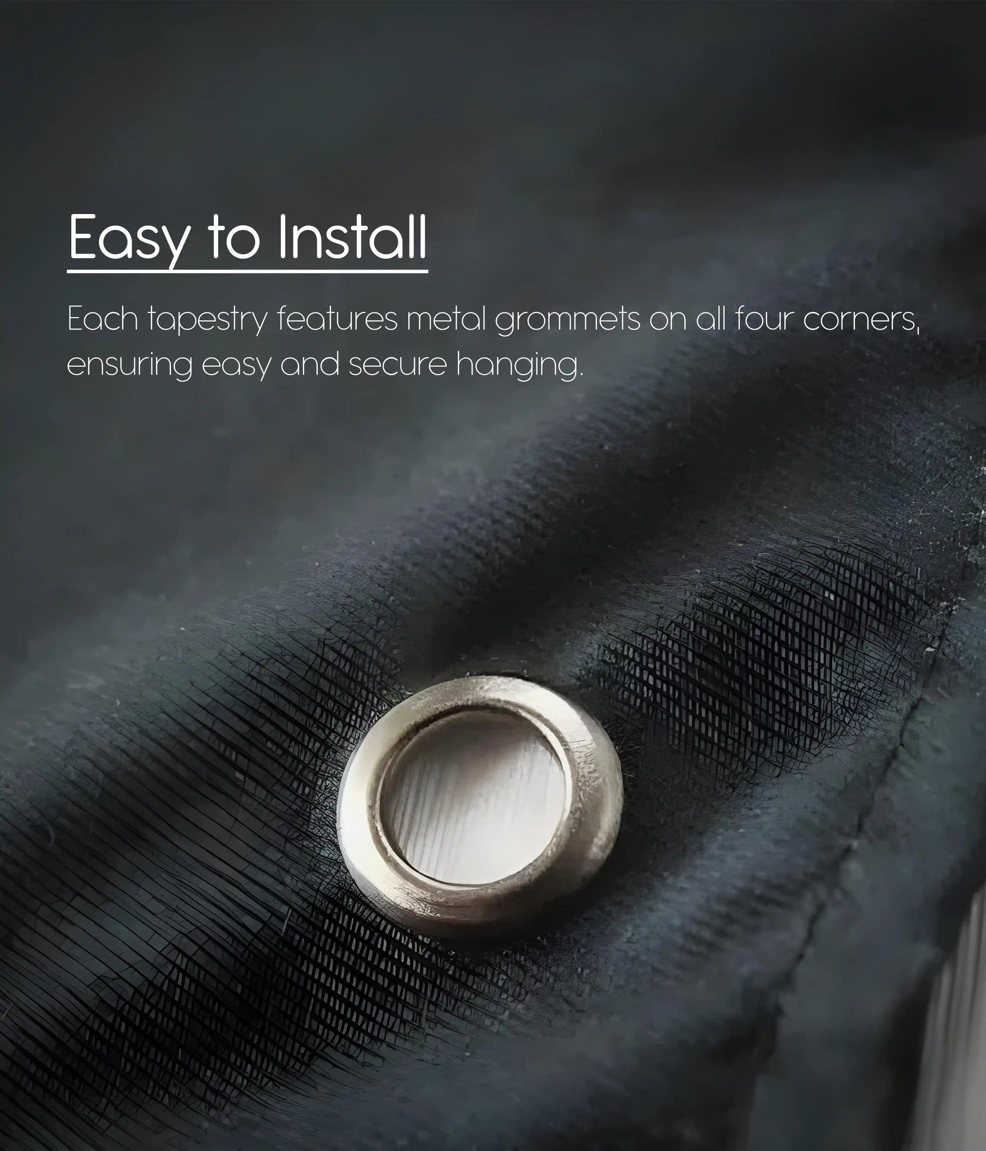 Sun & Moon Harmony Aesthetic Wall Tapestry Easy To Install - Everanta