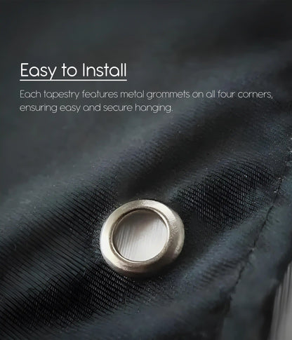 Sun & Moon Harmony Aesthetic Wall Tapestry Easy To Install - Everanta