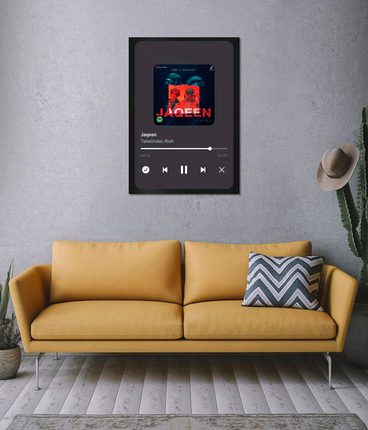 Talwiinder – Jaqeen Music Player Poster on Wall - Everanta
