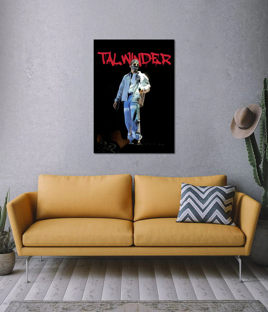 Talwiinder Live Performance Wall Poster on Wall - Everanta