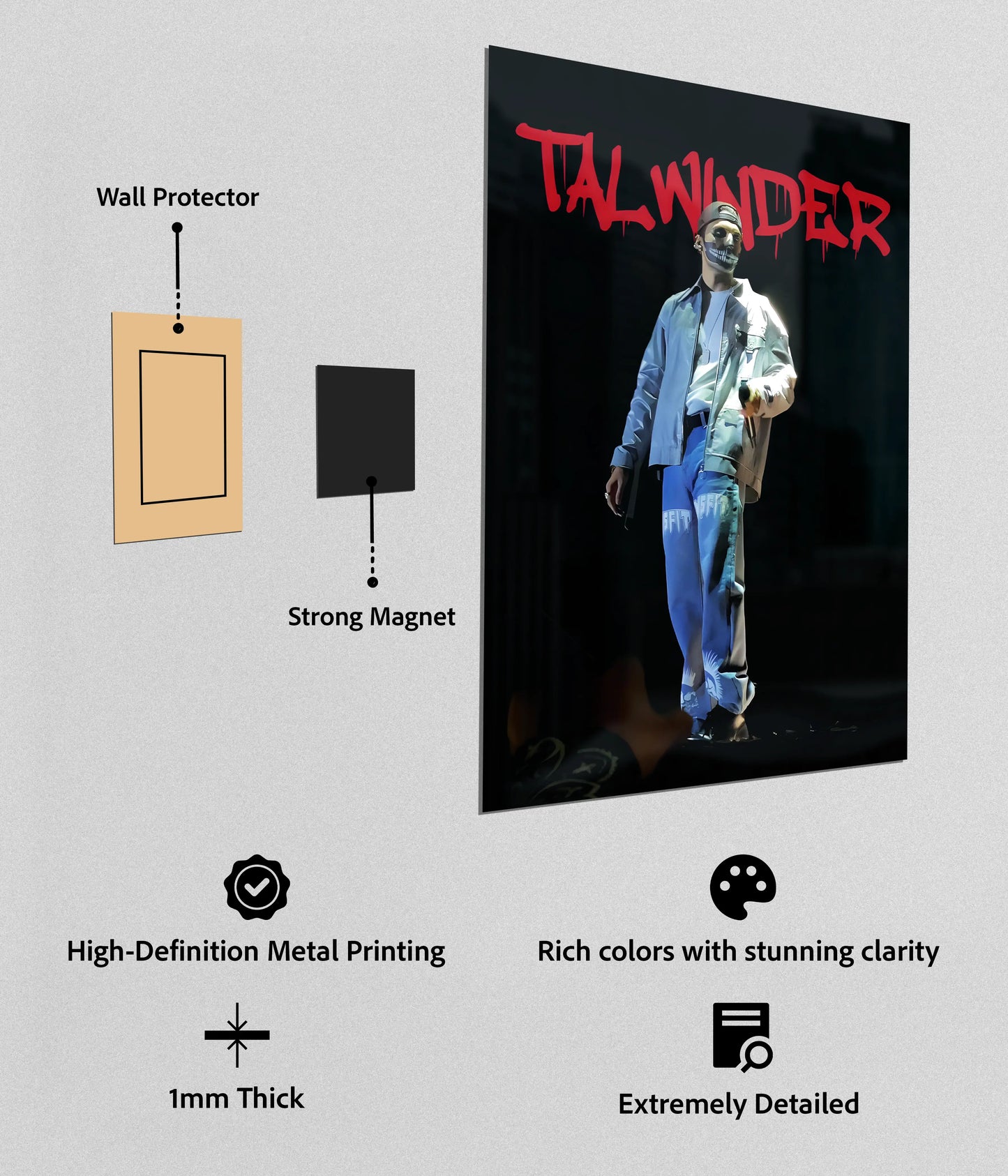 Talwiinder Live Stage Metal Poster Instructions - Everanta