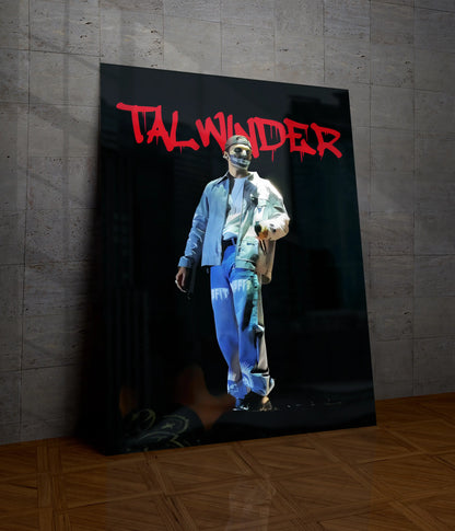 Talwiinder Live Stage Metal Poster Main Image - Everanta