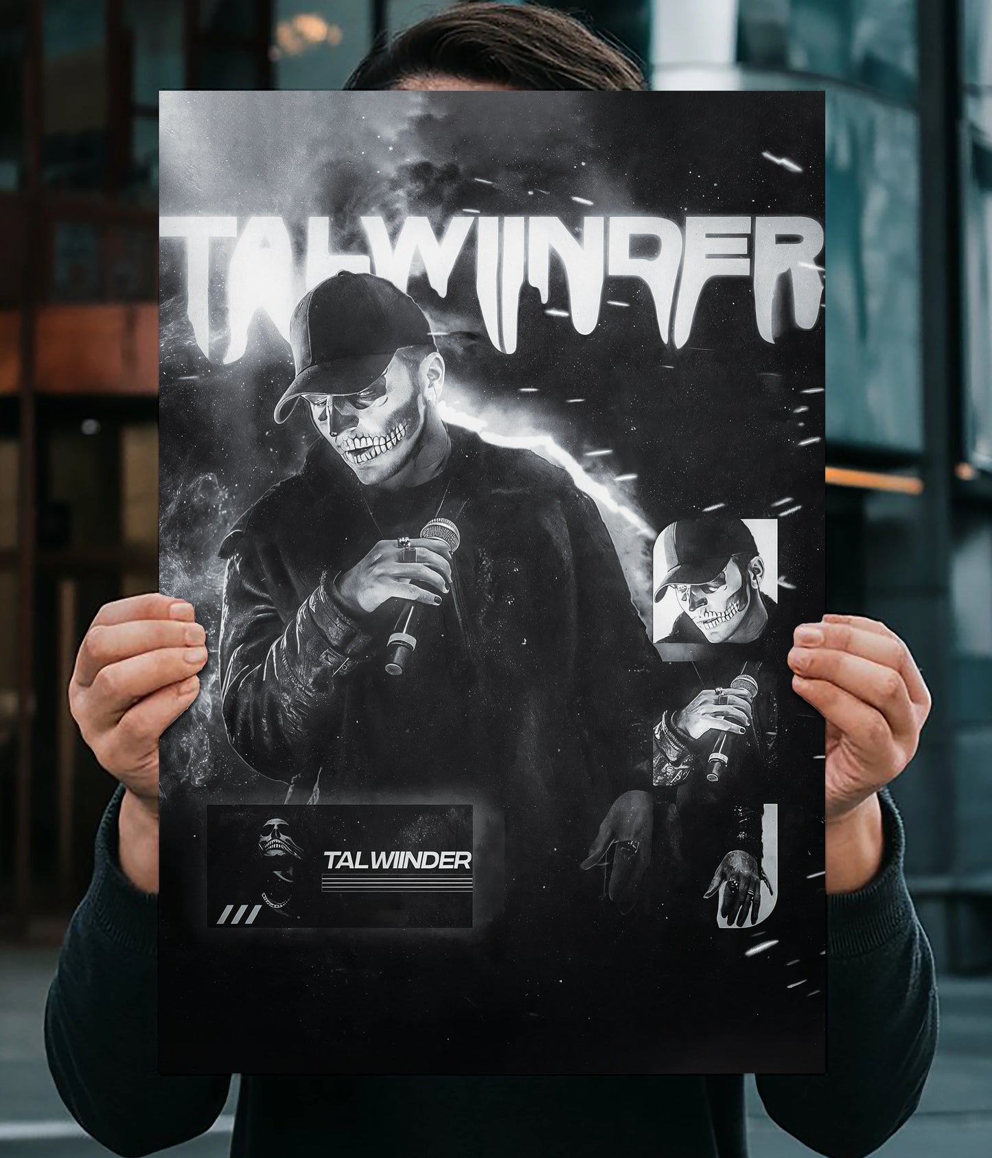 Talwiinder Wall Poster – Dark Aesthetic Music Art Main Image - Everanta