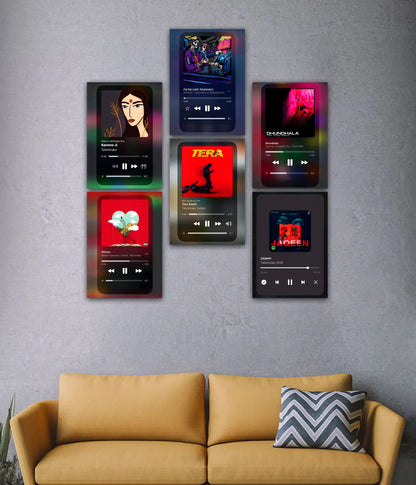 Talwiinder's Songs Music Player Poster Set in Living Room - Everanta