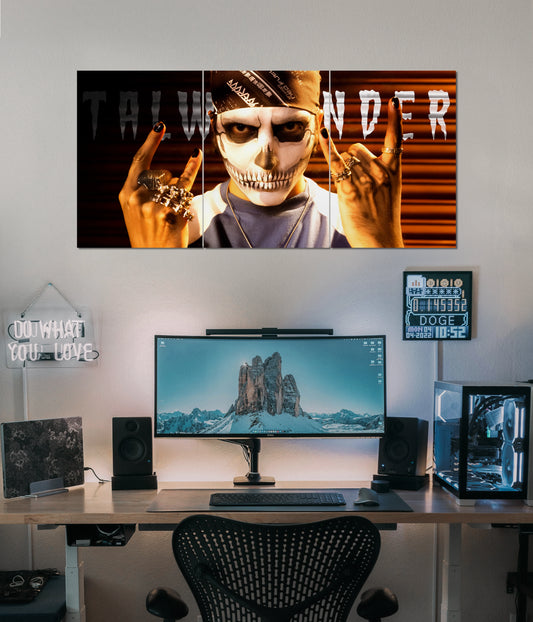 Talwinder Masked Swag – Split Wall Poster Main Image - Everanta