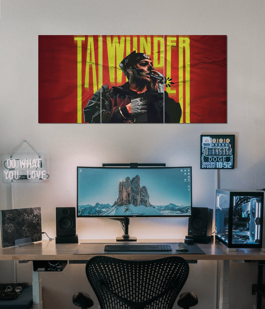 Talwinder Singing Live – Music Split Wall Poster Main Image - Everanta