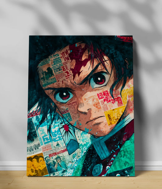 Tanjiro Kamado – Anime Canvas Print Main Image - Everanta