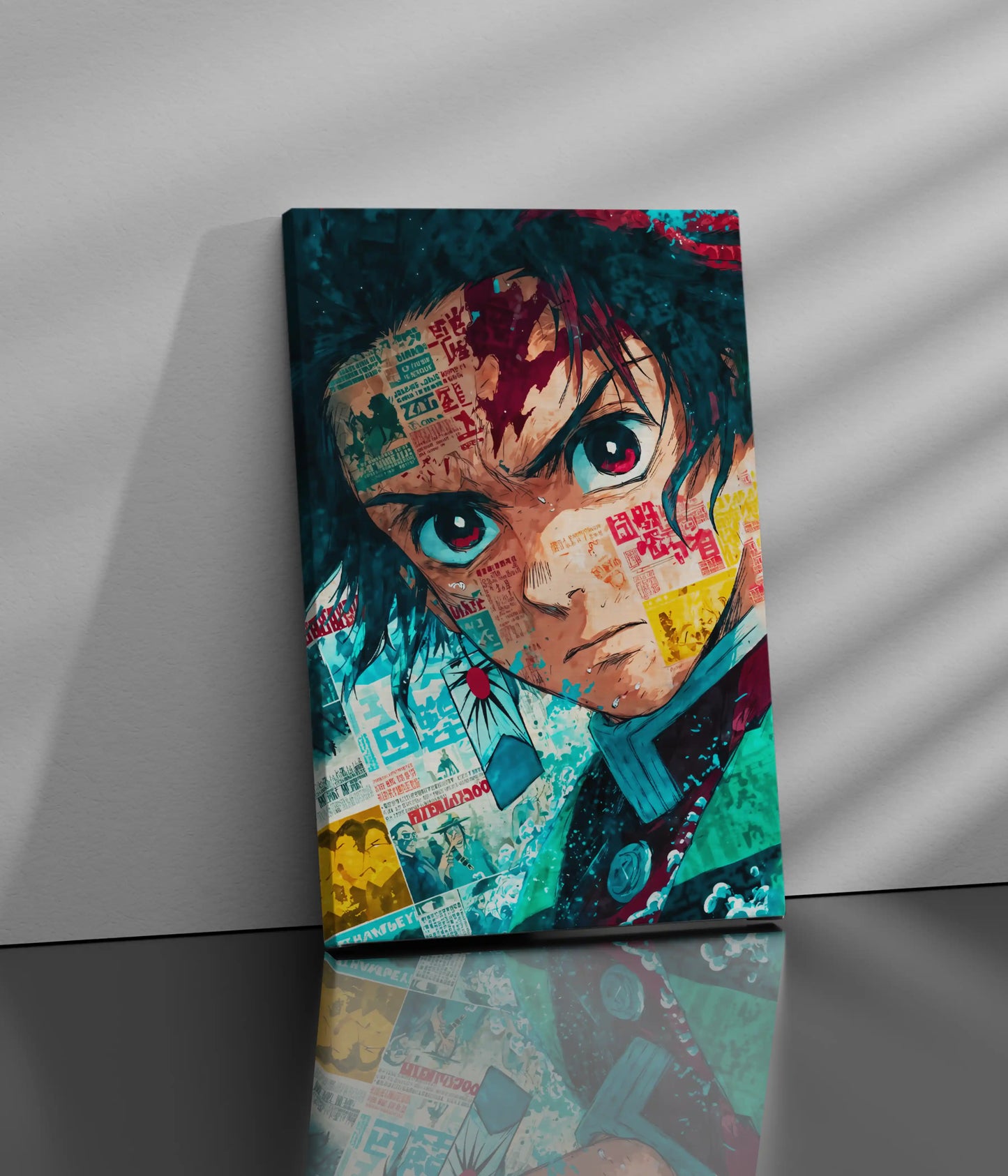 Tanjiro Kamado – Anime Canvas Print Side Look - Everanta