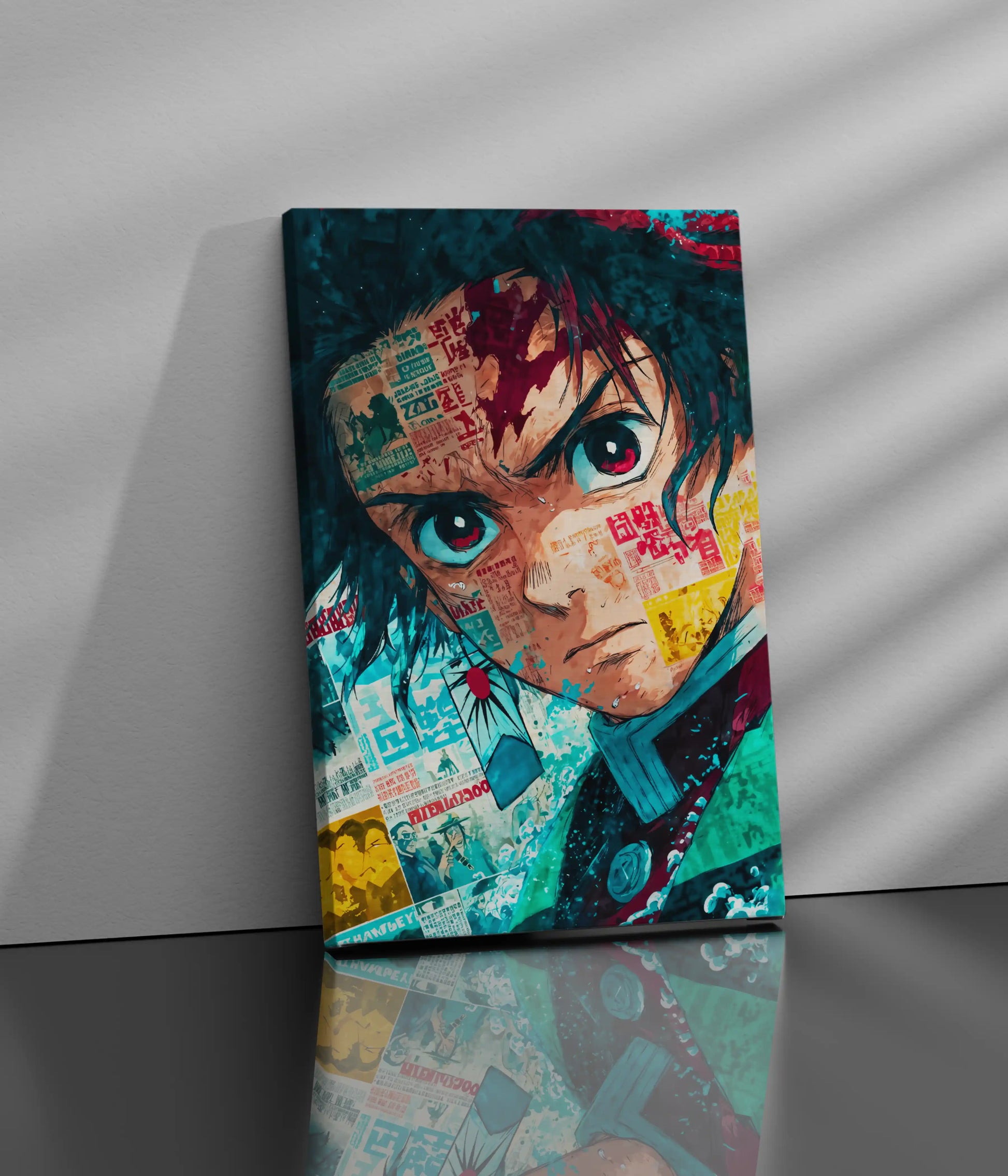 Tanjiro Kamado – Anime Canvas Print Side Look - Everanta