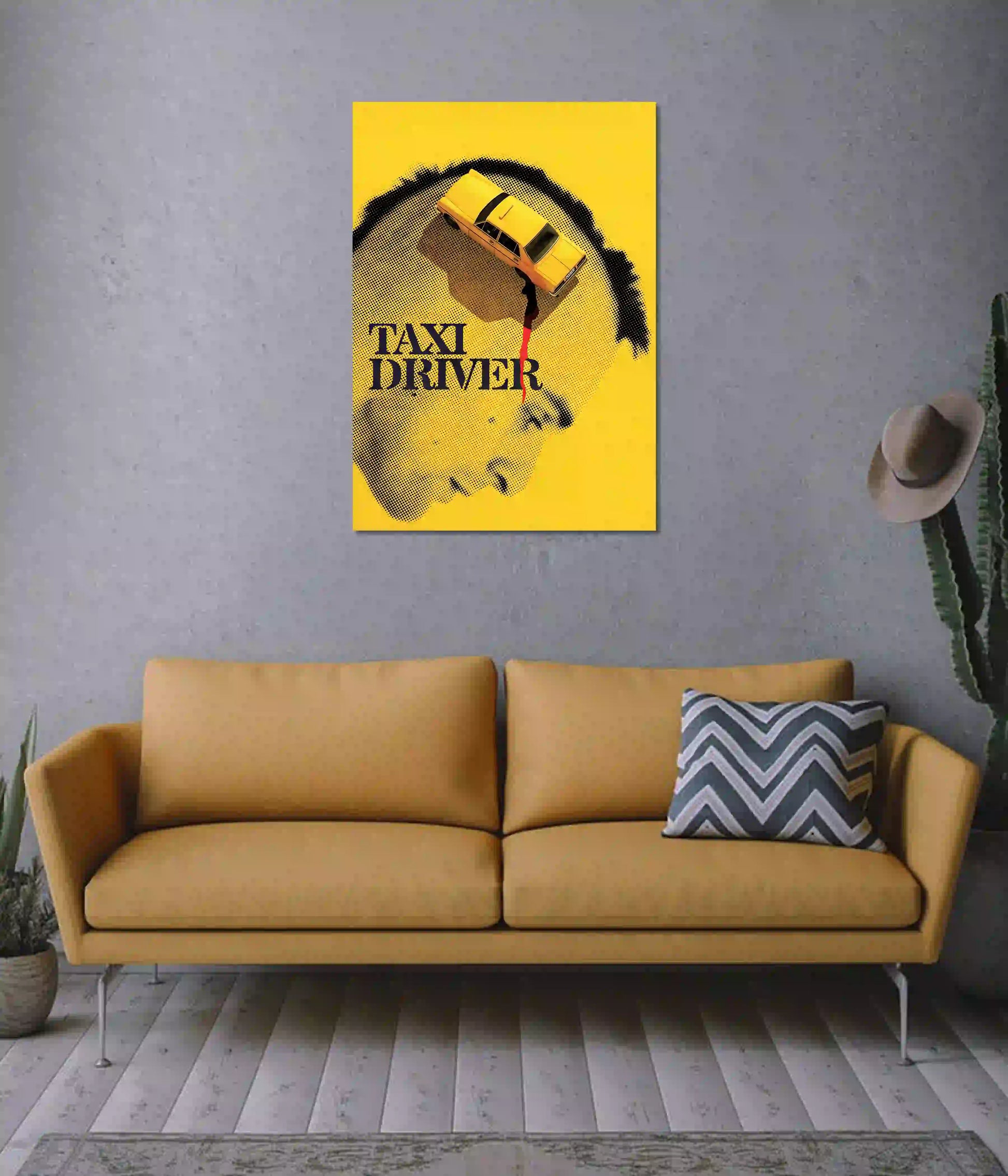 Taxi Driver Artistic Movie Poster on Wall - Everanta