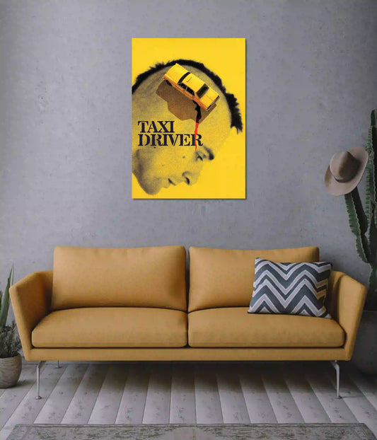 Taxi Driver Artistic Movie Poster on Wall - Everanta