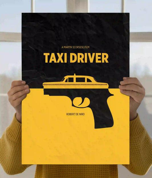 Taxi Driver Minimal Movie Poster Main Image - Everanta