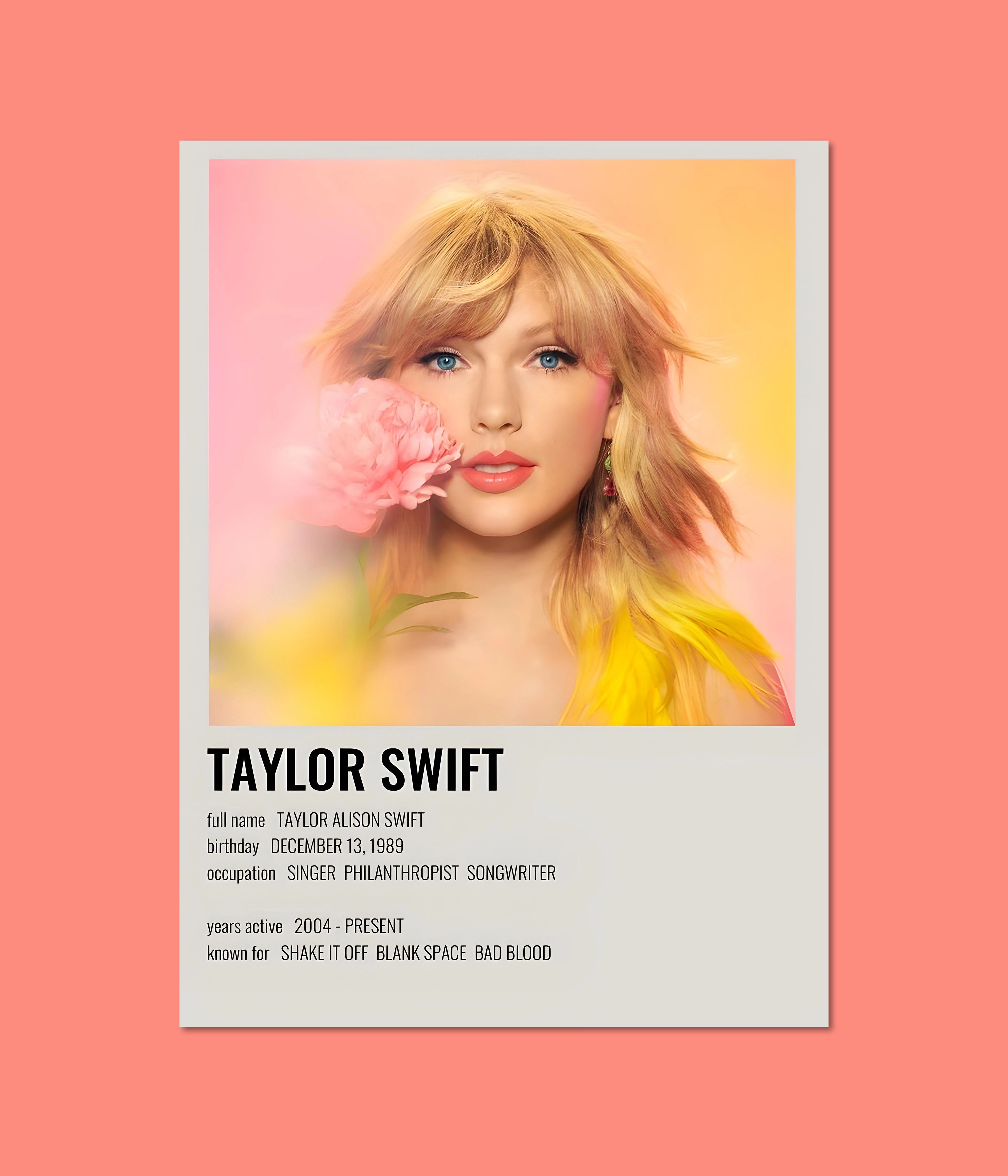 Taylor Swift – Iconic Pop Art Wall Poster Main Image - Everanta