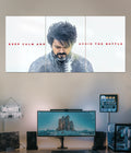 Thalapathy Vijay – Calm Before the Battle Split Poster