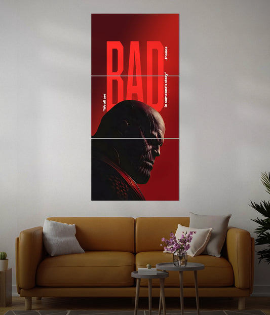 Thanos – Vertical Split Wall Poster Second Image - Everanta