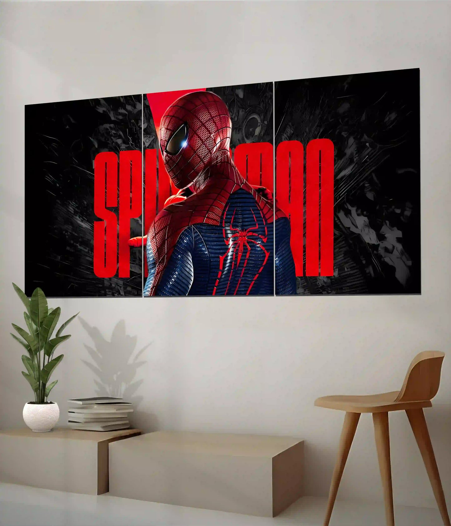 The Amazing Spider-Man Red Legacy Split Poster Side View - Everanta