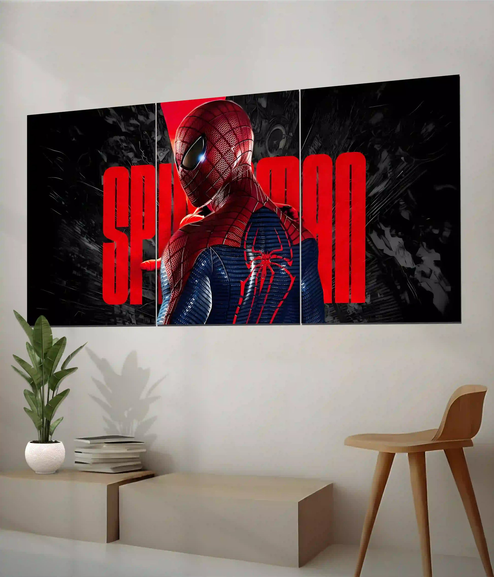 The Amazing Spider-Man Red Legacy Split Poster Side View - Everanta