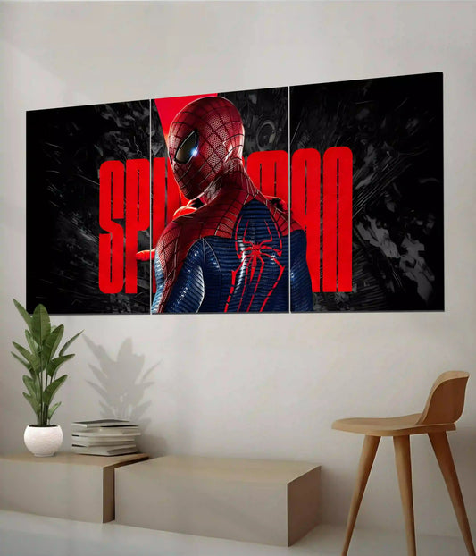 The Amazing Spider-Man Red Legacy Split Poster Side View - Everanta