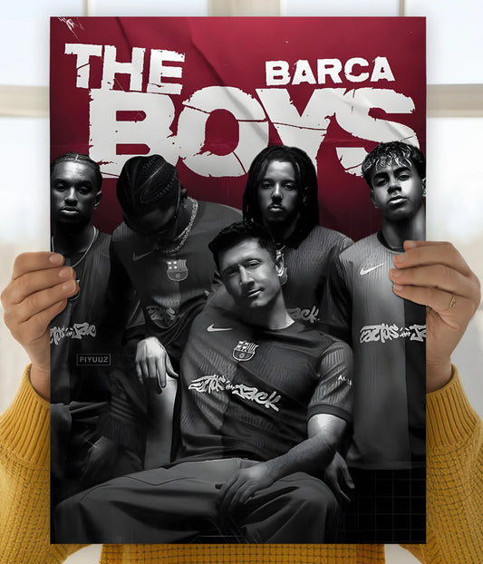 The Barca Boys – FC Barcelona Wall Poster Main Image - Everanta