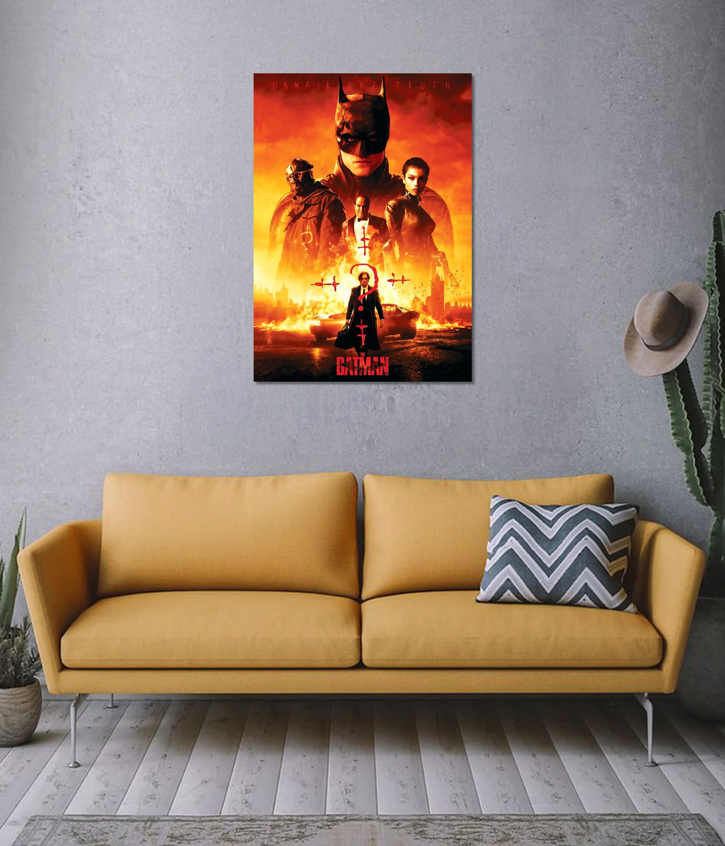 The Batman 2022 Wall Poster on Wall - Everanta