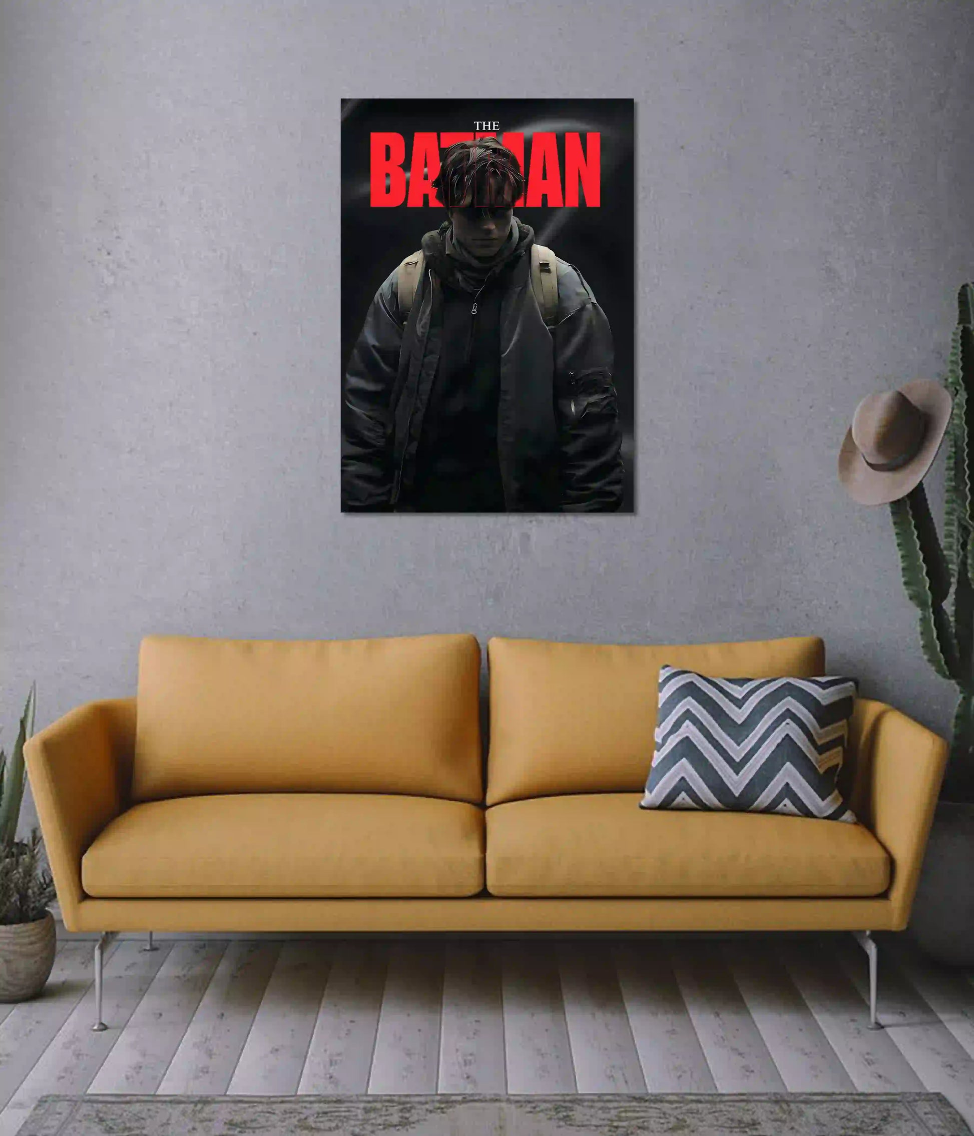The Batman Vengeance Dark Knight Wall Poster on Wall - Everanta