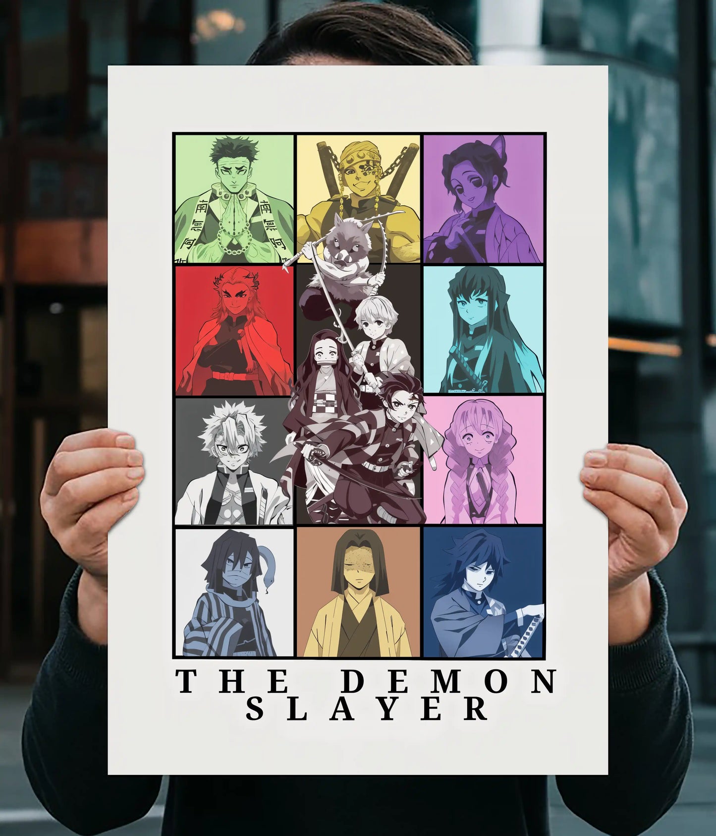 The Demon Slayer – Kimetsu no Yaiba Characters Poster Main Image - Everanta