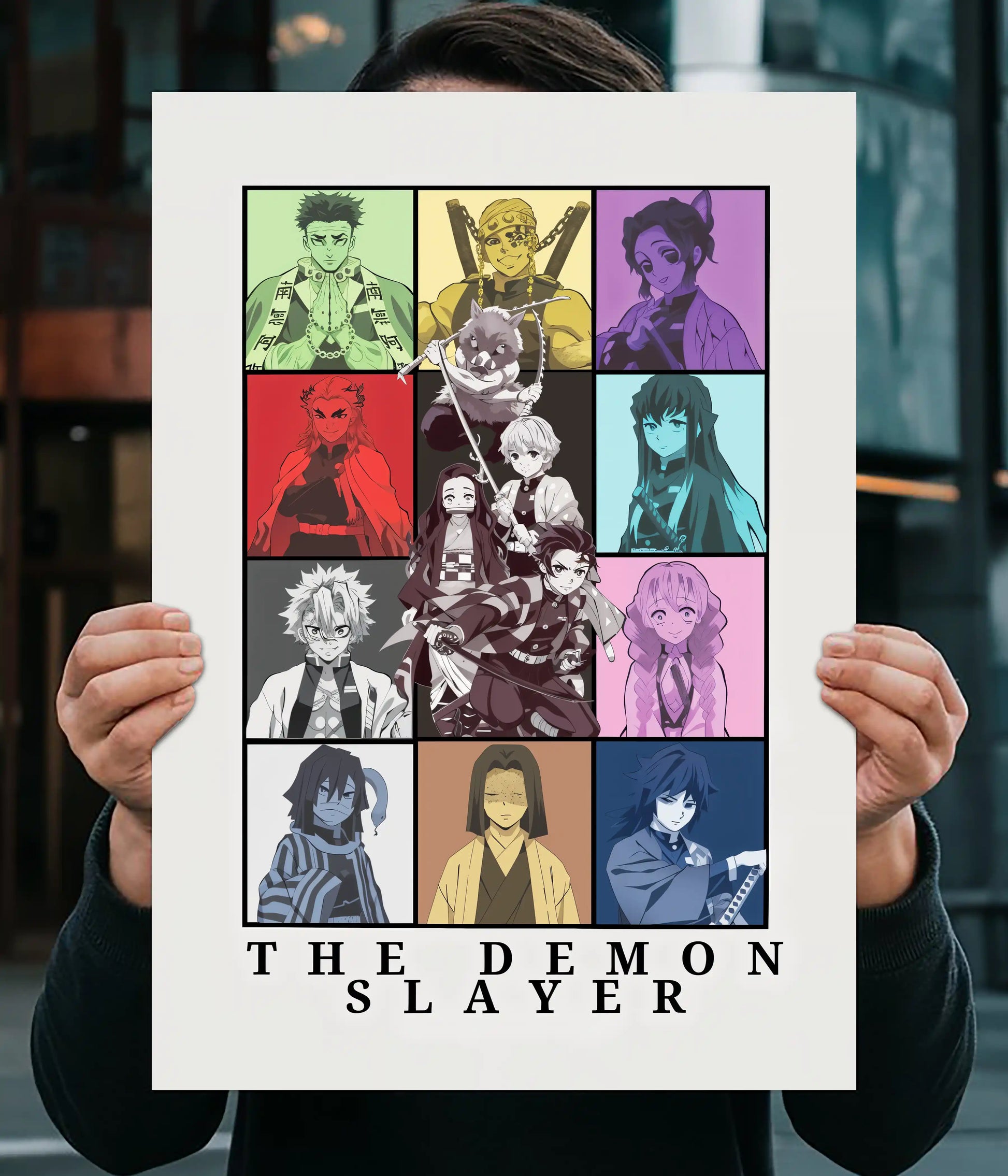 The Demon Slayer – Kimetsu no Yaiba Characters Poster Main Image - Everanta