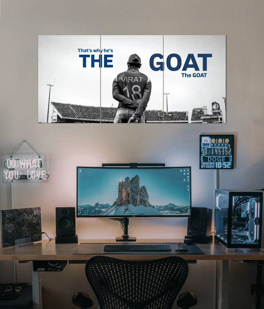 The GOAT – Virat Kohli Split Wall Poster Main Image - Everanta