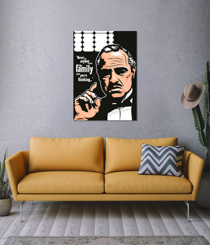The Godfather Movie Wall Poster on Wall - Everanta