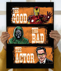 The Good, The Bad, The Actor - Robert Downey Jr. Wall Poster