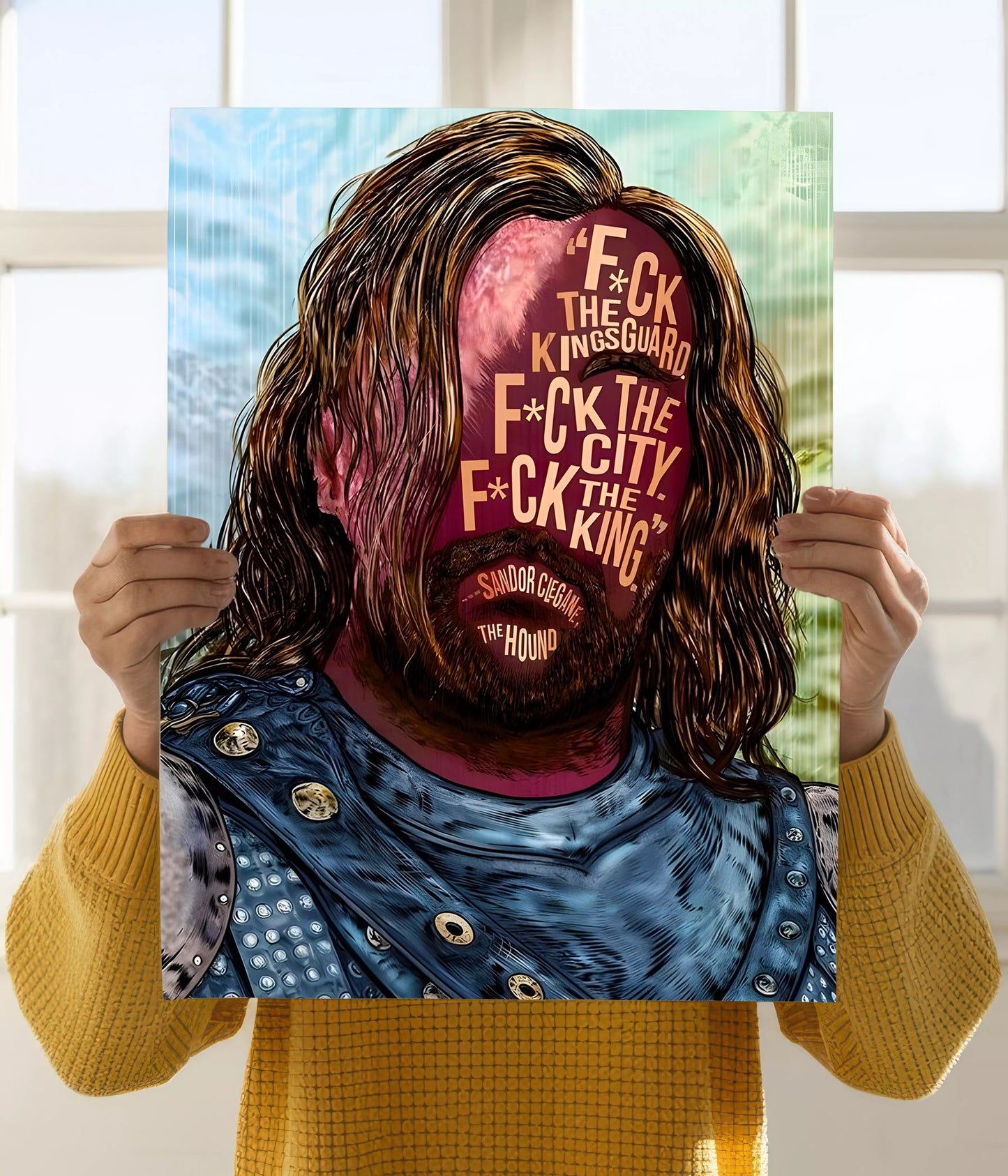 The Hound - Game of Thrones Wall Poster Holding Image - Everanta