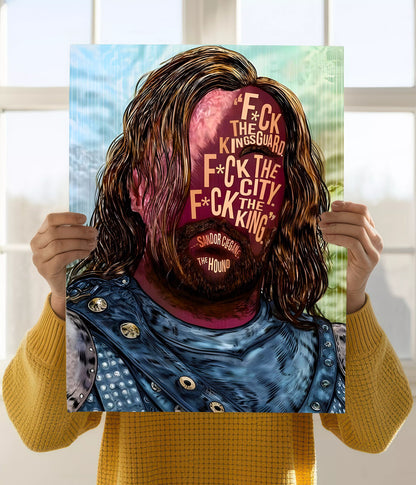 The Hound - Game of Thrones Wall Poster Holding Image - Everanta