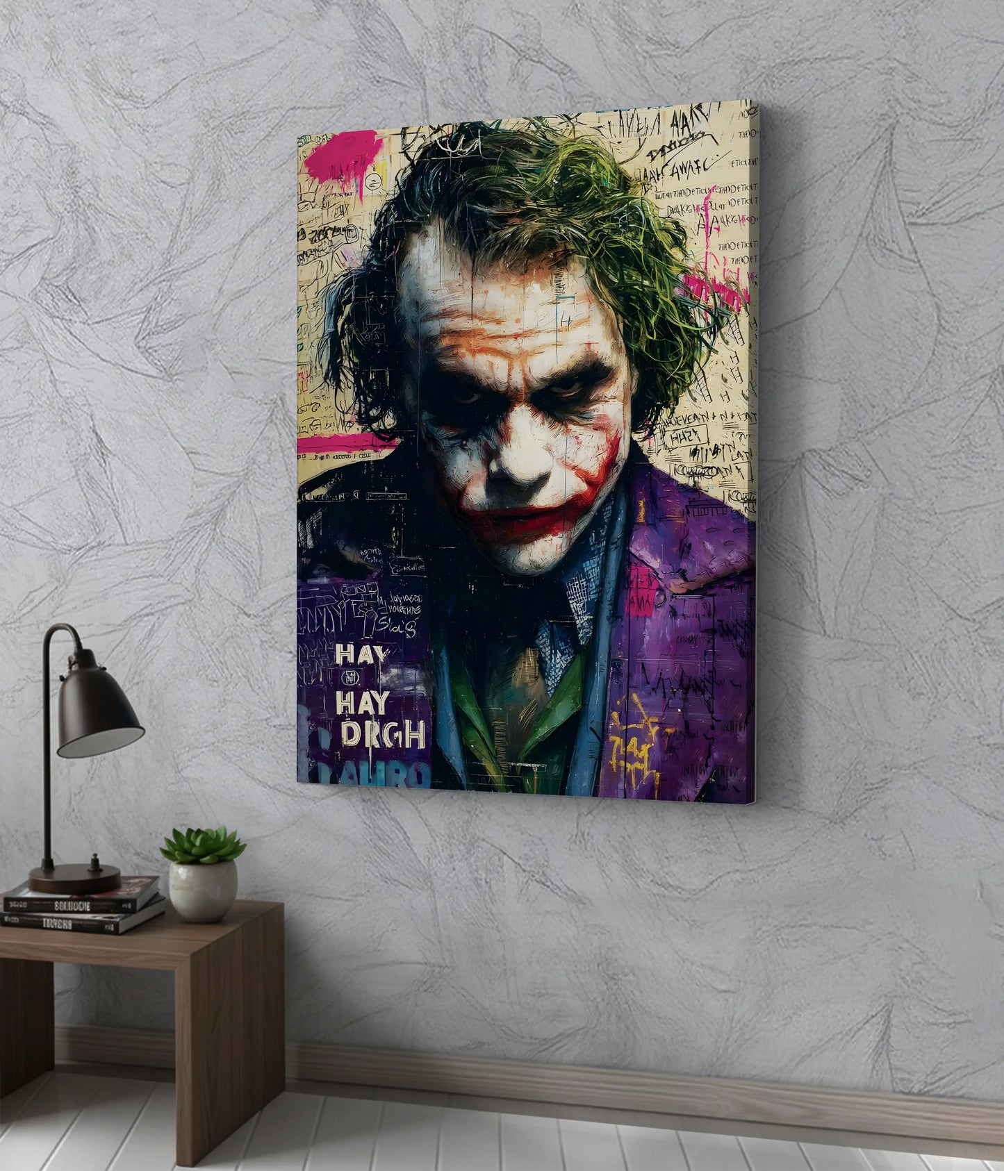 The Joker: Chaos Within Canvas Print on Wall - Everanta