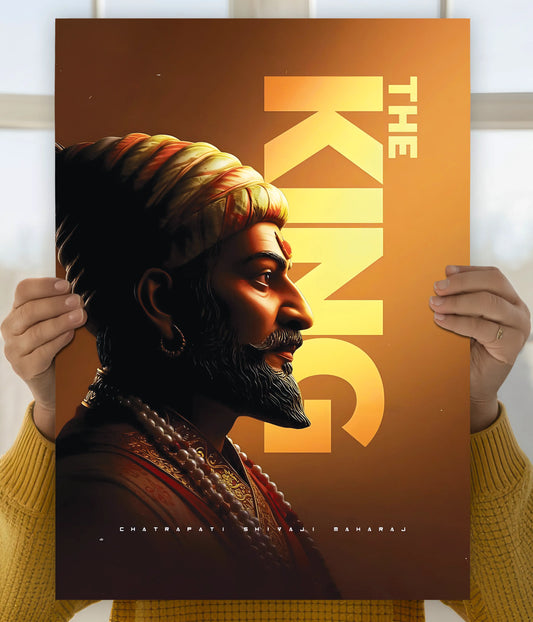 The King – Chhatrapati Shivaji Maharaj Wall Poster Main Image - Everanta