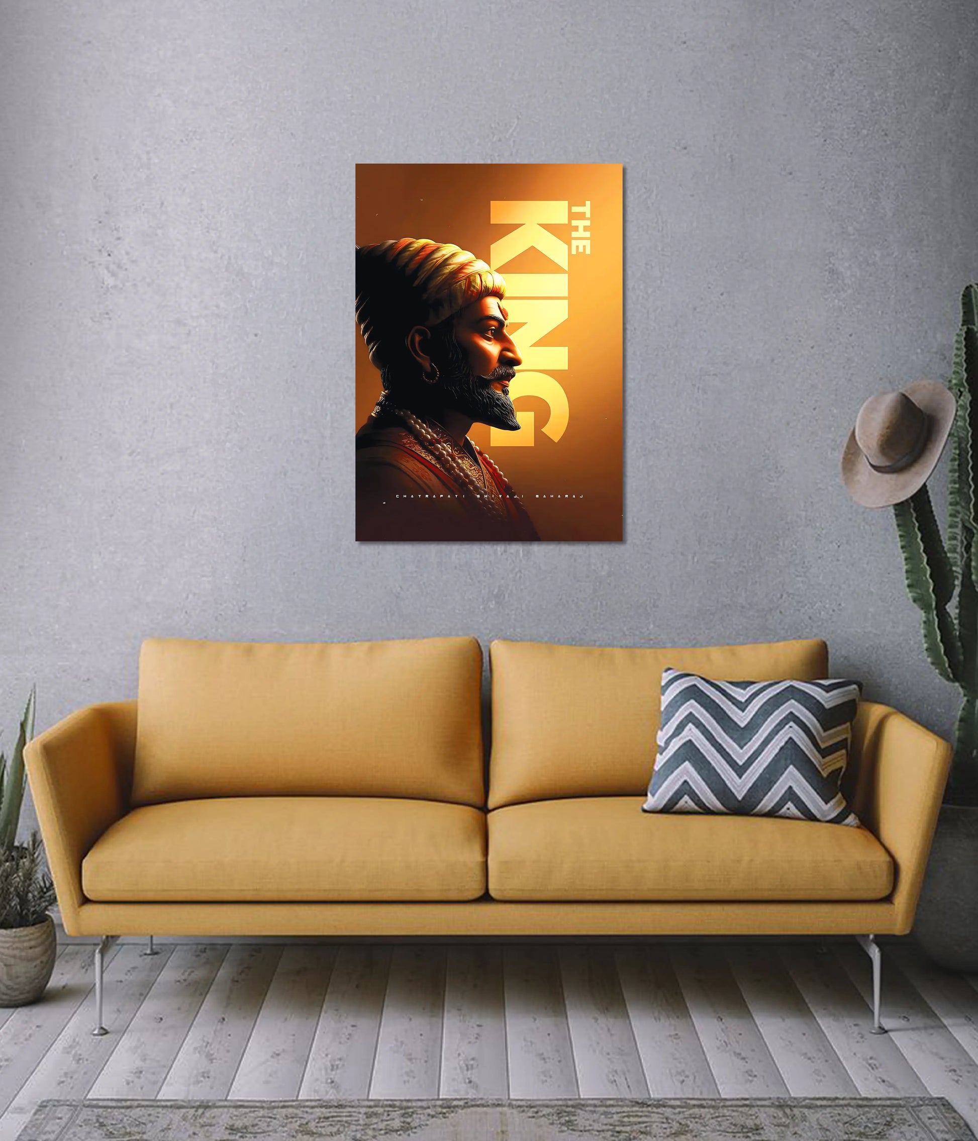 The King – Chhatrapati Shivaji Maharaj Wall Poster on Wall - Everanta