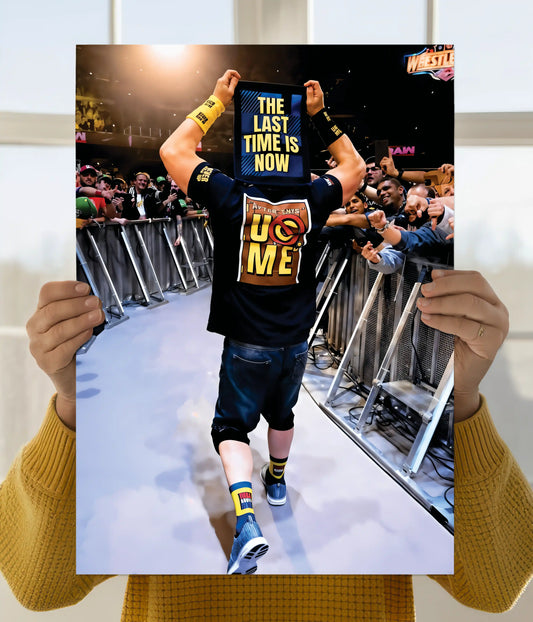 The Last Time Is Now – John Cena WWE Poster Main Image - Everanta