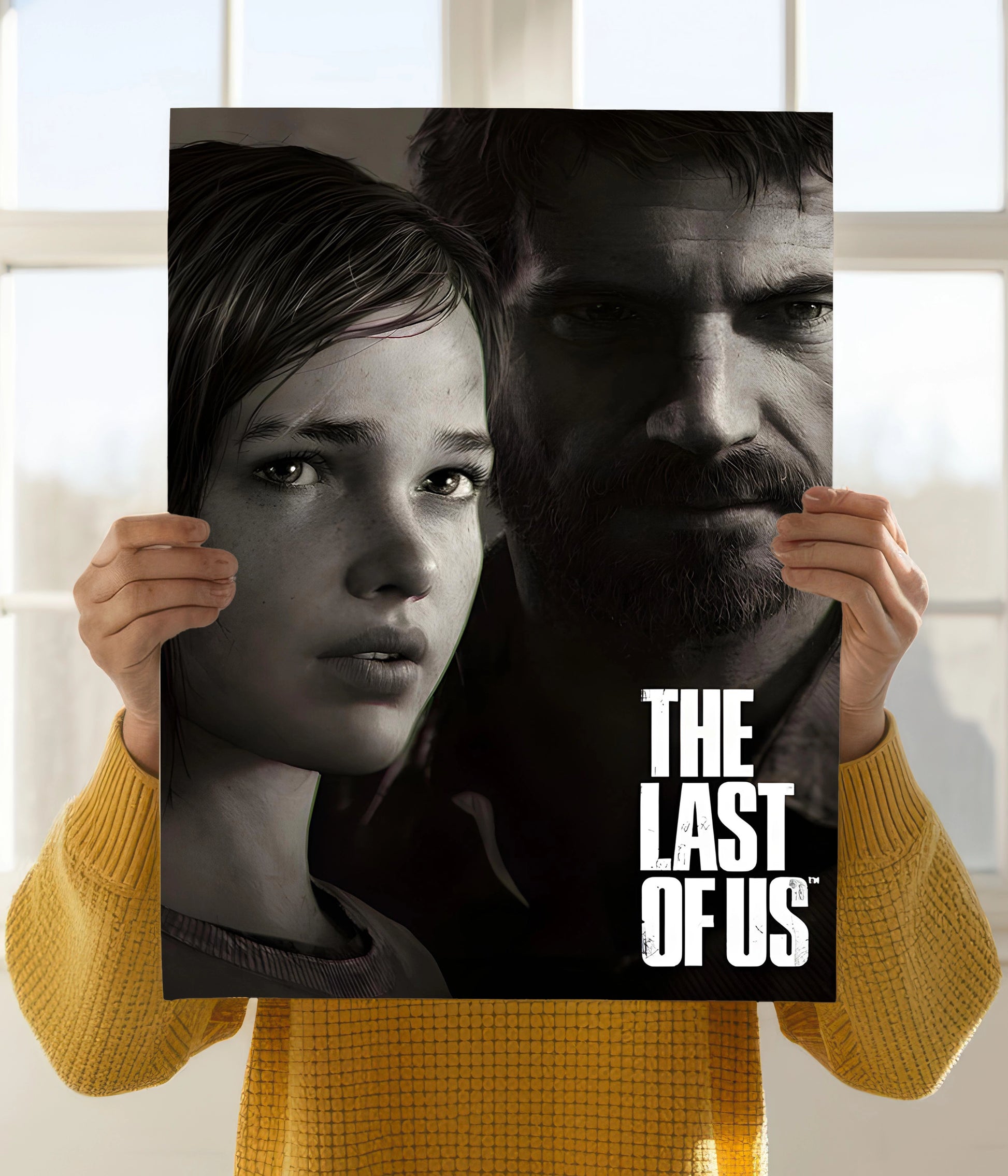 The Last of Us – Post-Apocalyptic Gaming Poster Holding Image - Everanta