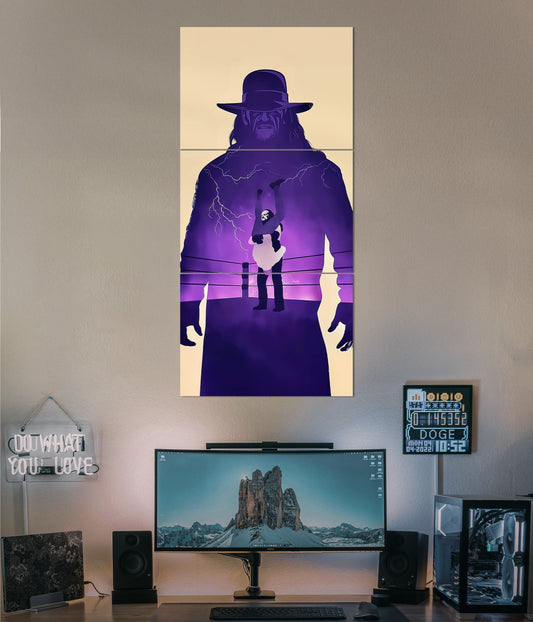 The Phenom Undertaker - WWE Split Poster Main Image - Everanta