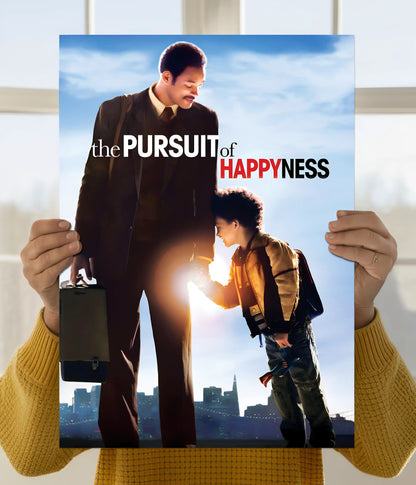 The Pursuit of Happiness Poster – Inspirational Movie Main Image - Everanta