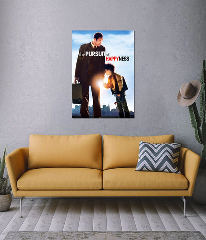 The Pursuit of Happiness Poster – Inspirational Movie on Wall - Everanta