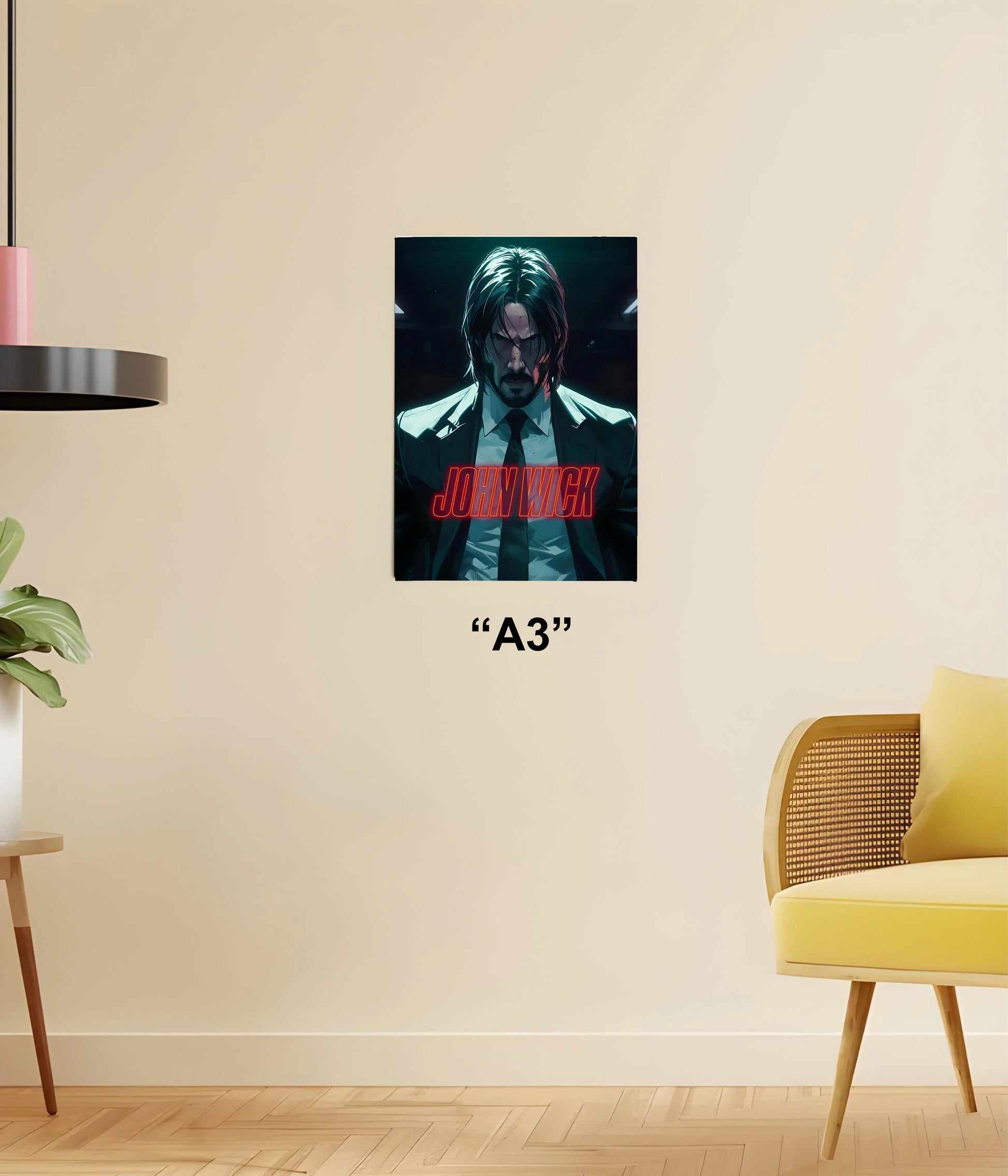 The Silent Retribution – John Wick Poster A3 Size - Everanta