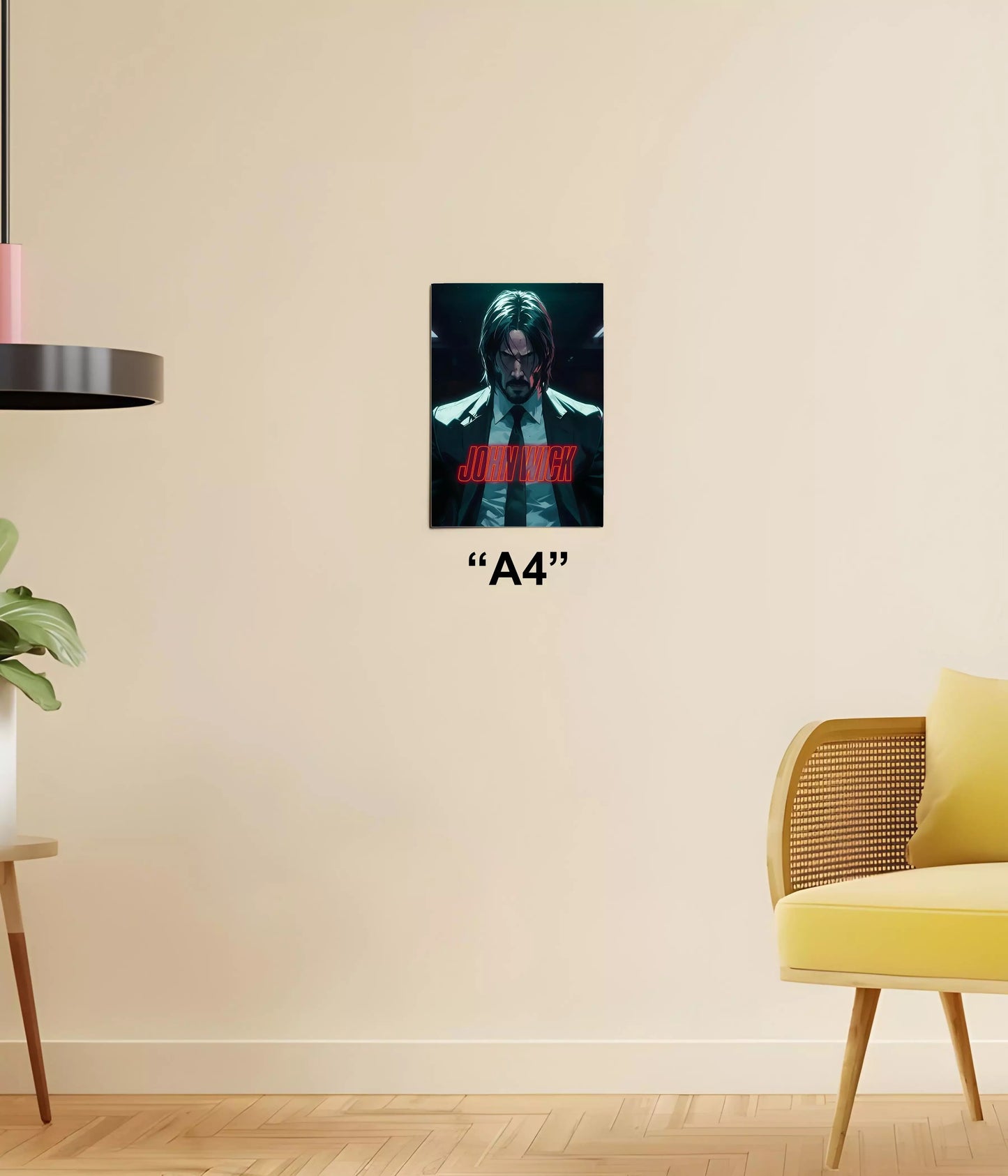 The Silent Retribution – John Wick Poster A4 Size - Everanta